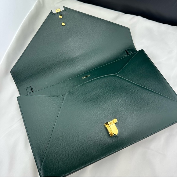 Gucci Medium Sylvie 1969 Shoulder Bag in Green new with dustbag - Picture 5 of 15